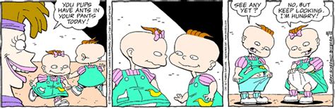 The "Rugrats" comic is based on characters from the hit Nickelodeon cartoon. ArcaMax News & Entertainment by Email. Home. News. Columns. Comics. Search. Login. Log in to ArcaMax. Username or Email * Password * Forgot Password? Click here. Register for your free account: Subscribe to any feature and receive your newsletter directly in your inbox. …